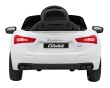 Maserati Ghibli na akumulator dla dzieci Biały + Pilot + EVA + Wolny Start + LED Audio-7 7293 