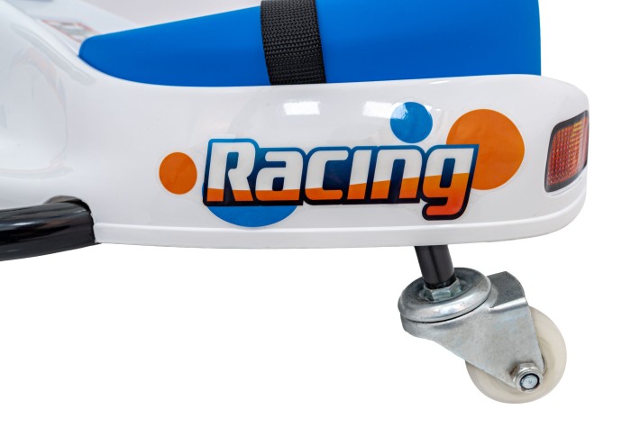 Pojazd Racing Drifter na akumulator dla dzieci Biały + Funkcja driftu + Audio LED-15 7292 