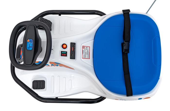 Pojazd Racing Drifter na akumulator dla dzieci Biały + Funkcja driftu + Audio LED-16 7292 