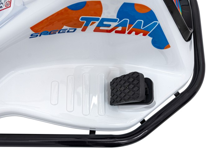 Pojazd Racing Drifter na akumulator dla dzieci Biały + Funkcja driftu + Audio LED-18 7292 