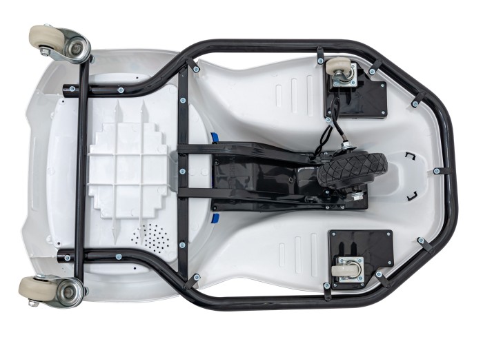 Pojazd Racing Drifter na akumulator dla dzieci Biały + Funkcja driftu + Audio LED-19 7292 