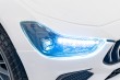 Maserati Ghibli na akumulator dla dzieci Biały + Pilot + EVA + Wolny Start + LED Audio-15 7293 