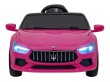 Maserati Ghibli na akumulator dla dzieci Różowy + Pilot + EVA + Wolny Start + LED Audio-2 7294 