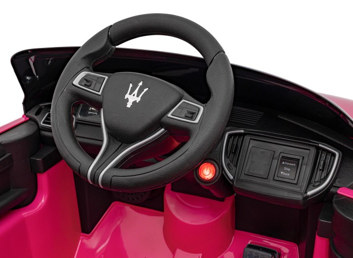 Maserati Ghibli na akumulator dla dzieci Różowy + Pilot + EVA + Wolny Start + LED Audio-8 7294 