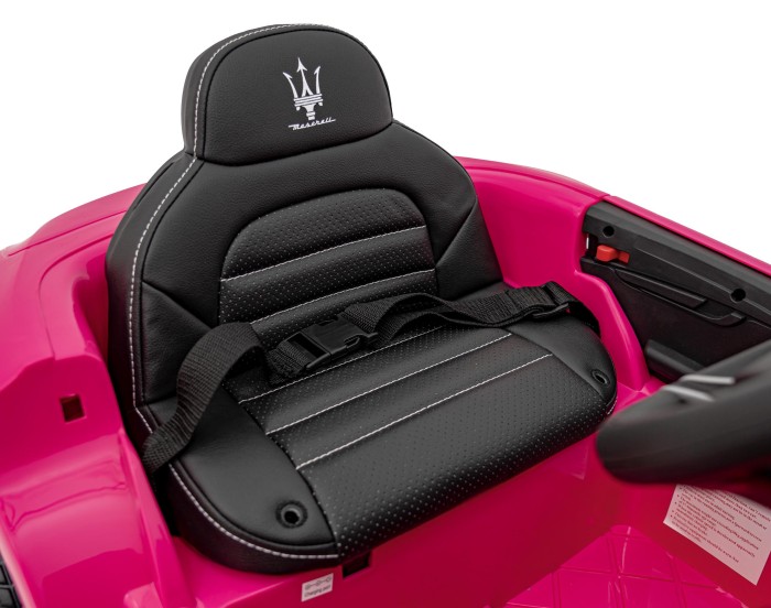 Maserati Ghibli na akumulator dla dzieci Różowy + Pilot + EVA + Wolny Start + LED Audio-11 7294 