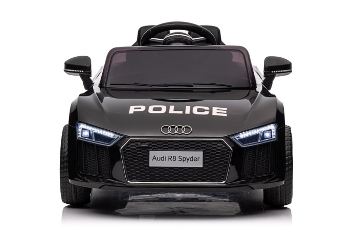 Audi R8 Policja na akumulator dla dzieci + Pilot + EVA + Wolny Start + MP3 LED-32 7303 