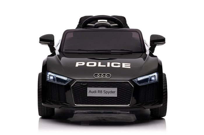 Audi R8 Policja na akumulator dla dzieci + Pilot + EVA + Wolny Start + MP3 LED-41 7303 
