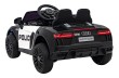 Audi R8 Policja na akumulator dla dzieci + Pilot + EVA + Wolny Start + MP3 LED-66 7303 
