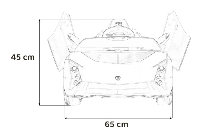 Pojazd Lamborghini Invencible Biały-29 7305 