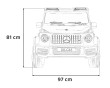 Pojazd Mercedes Benz G63 AMG XXL STRONG Biały-23 7319 