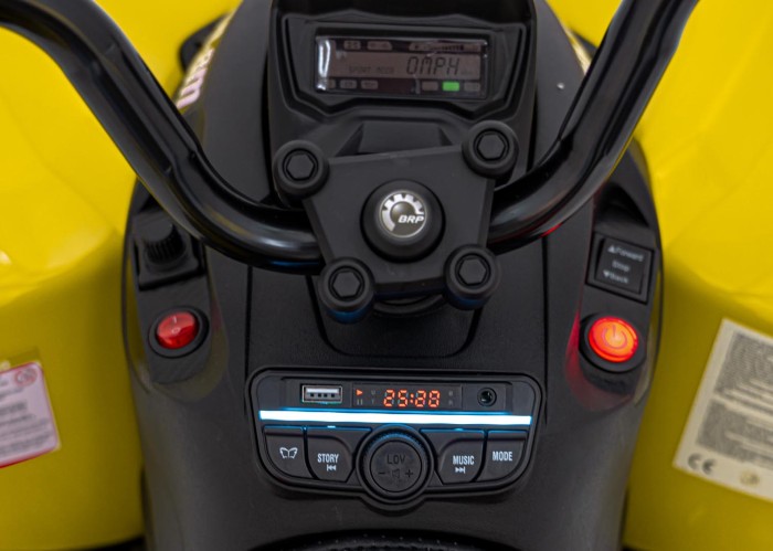 Quad Maverick ATV Żółty-17 7325 