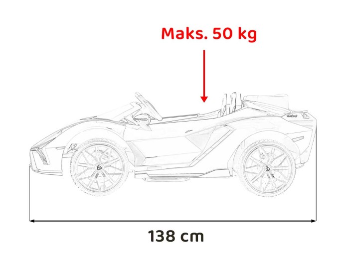 Pojazd Lamborghini SIAN Różowy-23 7326 