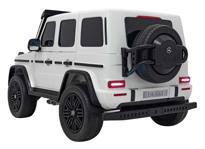 Pojazd Mercedes Benz G63 AMG XXL STRONG MP4 Biały-5 7329 