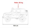 Pojazd Mercedes Benz G63 AMG XXL STRONG MP4 Biały-17 7329 