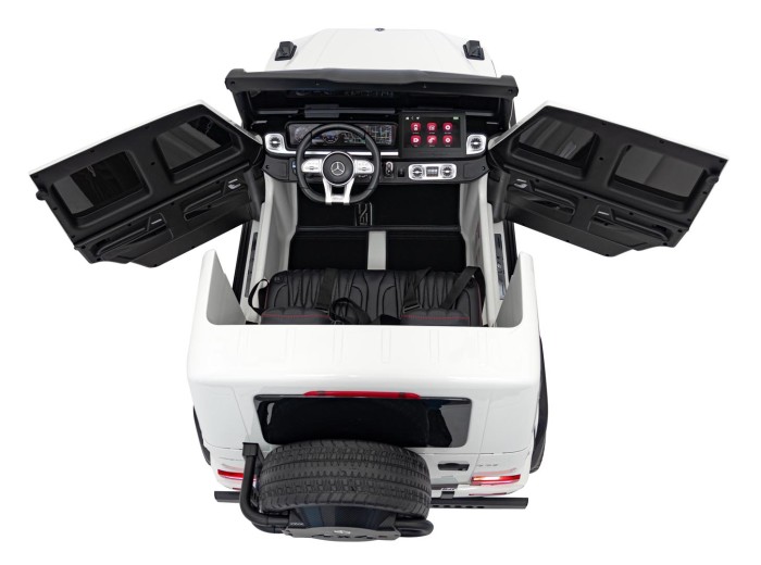Pojazd Mercedes Benz G63 AMG XXL STRONG MP4 Biały-29 7329 