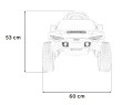 Pojazd Audi RSQ E-TRON Szary-23 7330 