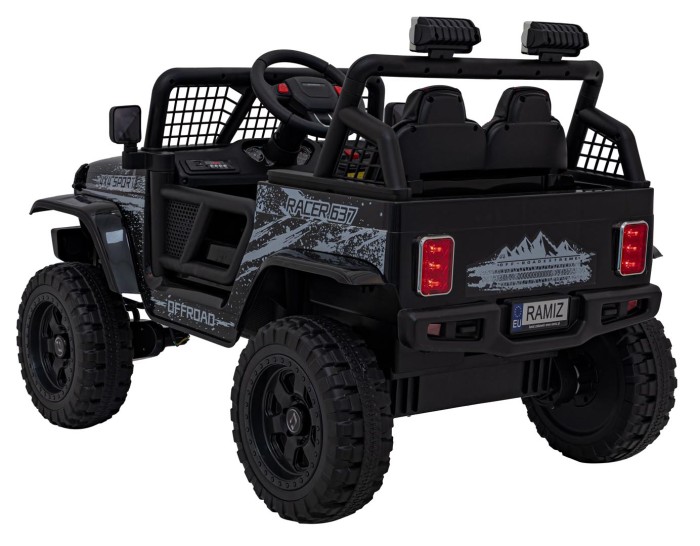 Pojazd OFF ROAD 4x4 SPORT Czarny-5 7332 