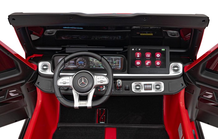 Pojazd Mercedes Benz G63 AMG XXL STRONG MP4 Czerwony-29 7331 
