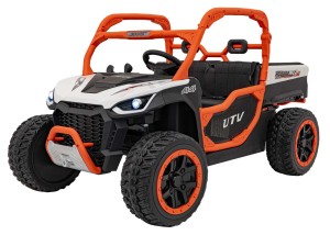 Pojazd Farmer Truck UTV Racing Biały