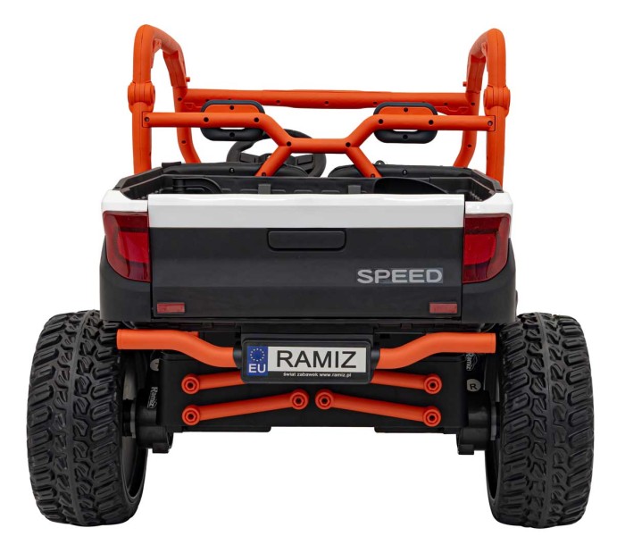 Pojazd Farmer Truck UTV Racing Biały-10 7336 