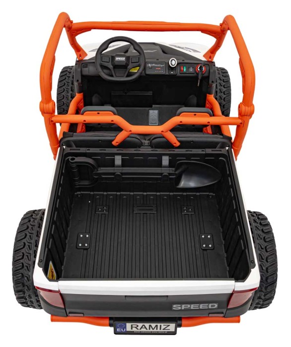 Pojazd Farmer Truck UTV Racing Biały-13 7336 