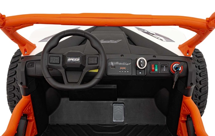 Pojazd Farmer Truck UTV Racing Biały-14 7336 