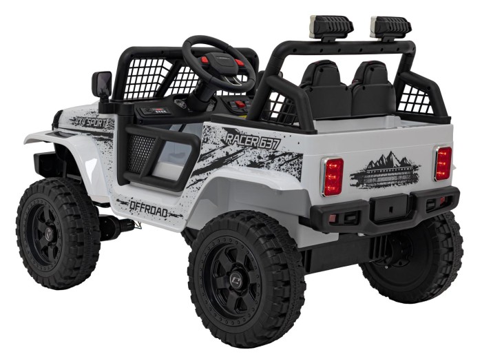 Pojazd OFF ROAD 4x4 SPORT Biały-5 7339 
