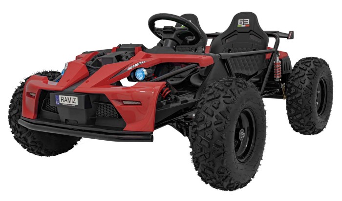 Pojazd GENERAL 63 Czerwony-3 7341 