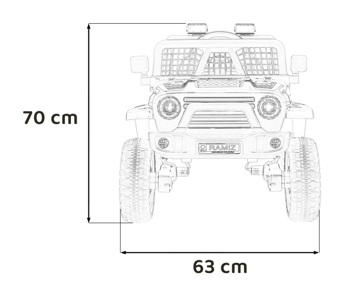 Pojazd OFF ROAD 4x4 SPORT Biały-22 7339 