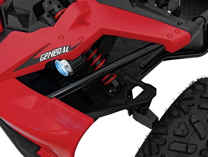 Pojazd GENERAL 63 Czerwony-14 7341 