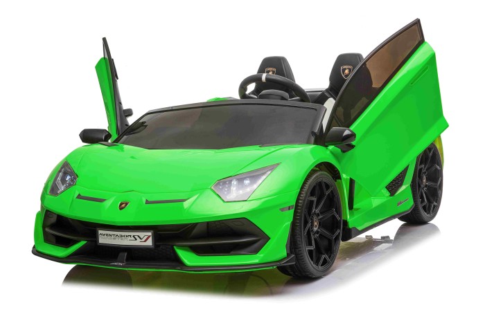 Lamborghini SVJ DRIFT dla 2 dzieci Zielony + Funkcja driftu + Pilot + MP3 LED + Wolny Start-2 7346 