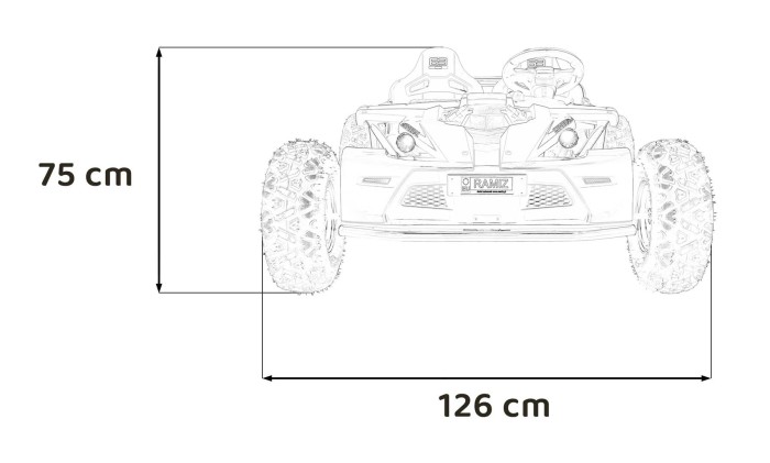 Pojazd GENERAL 63 Czarny-18 7345 