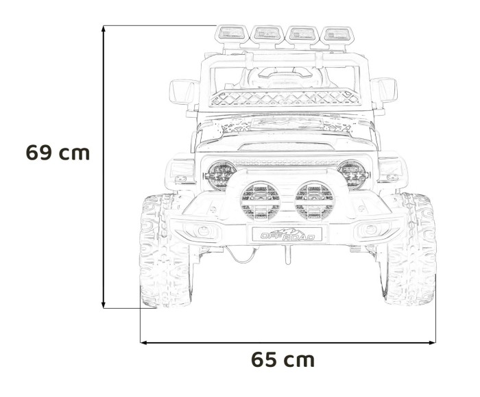 Pojazd Off-Road CLIMBER Różowy-19 7360 