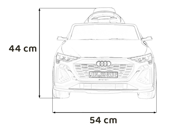Pojazd Audi SQ8 Żółty-39 7357 
