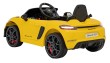 Pojazd Porsche Spyder RS 718 Żółty samochód sportowy-4 7361 