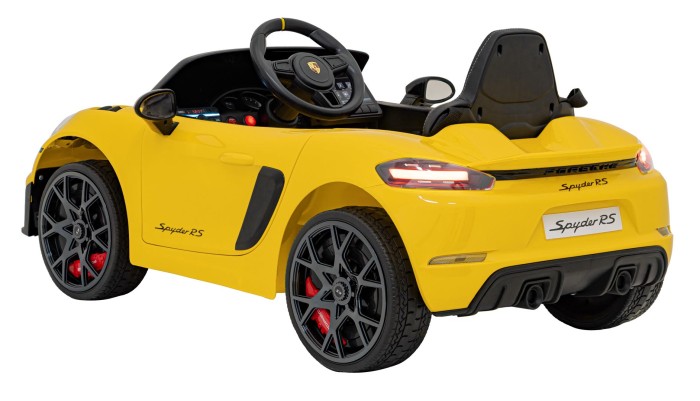 Pojazd Porsche Spyder RS 718 Żółty samochód sportowy-4 7361 