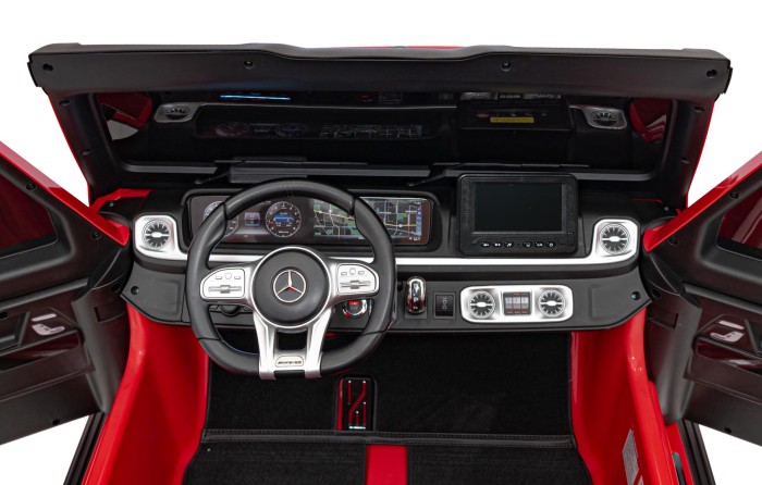 Pojazd Mercedes Benz G63 AMG XXL MP4 Czerwony-9 7363 
