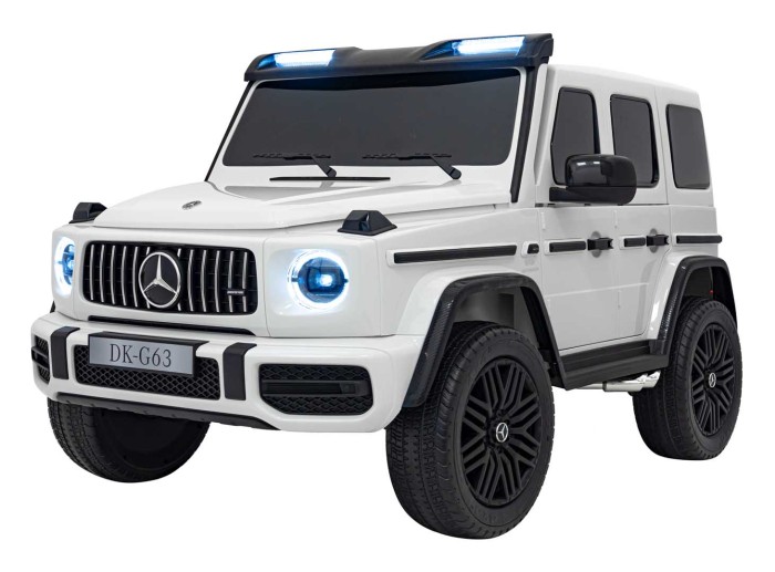 Pojazd Mercedes Benz G63 AMG XXL MP4 Biały-3 7370 