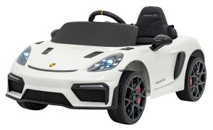 Auto na akumulator Porsche Spyder RS 718 | Biały | Lakierowany