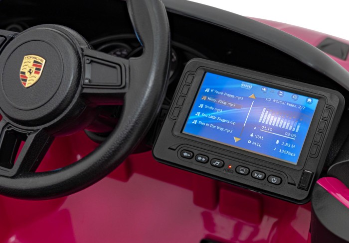 Pojazd Porsche Spyder RS 718 Różowy MP4-9 7371 