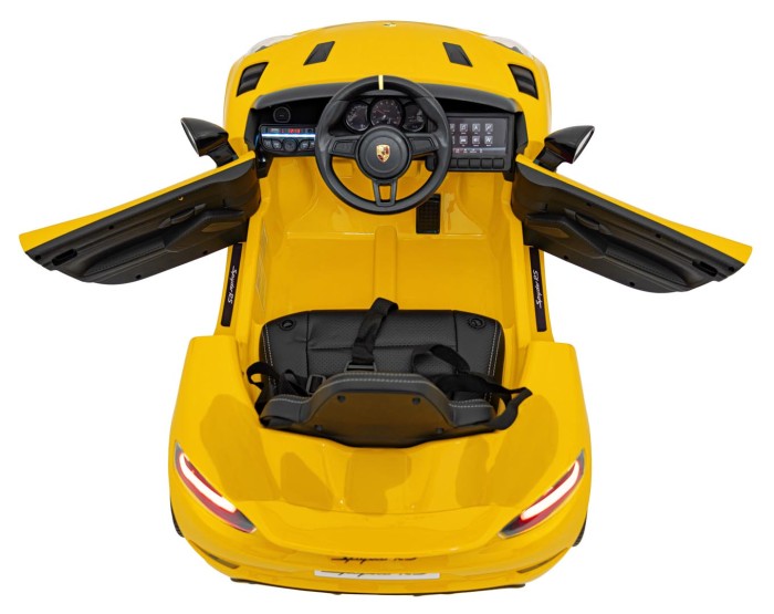 Pojazd Porsche Spyder RS 718 Lakier Żółty-7 7380 