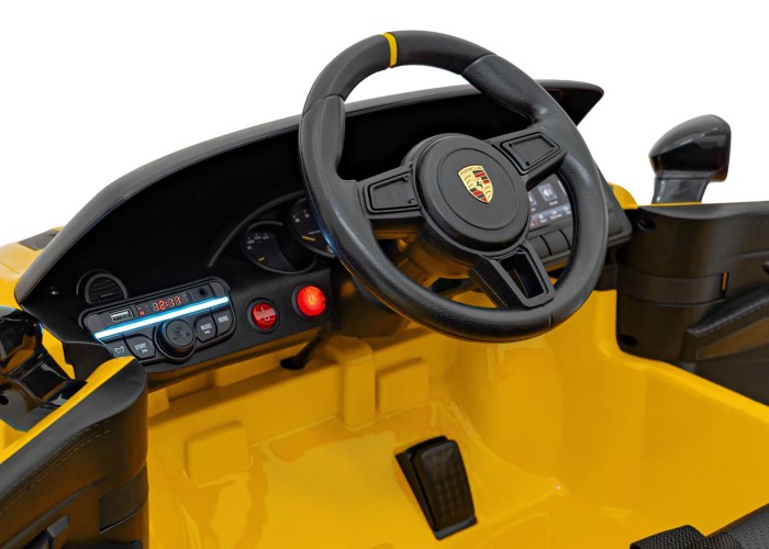Pojazd Porsche Spyder RS 718 Lakier Żółty-9 7380 