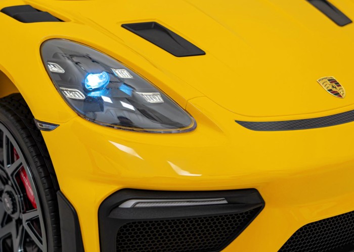 Pojazd Porsche Spyder RS 718 Lakier Żółty-12 7380 