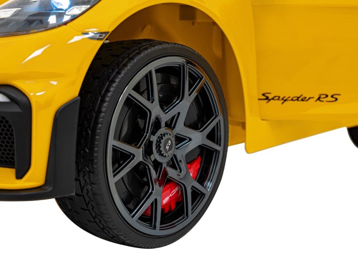 Pojazd Porsche Spyder RS 718 Lakier Żółty-14 7380 