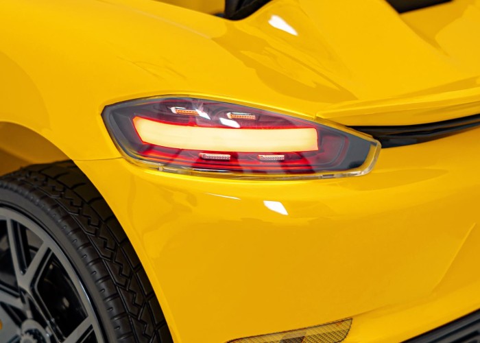 Pojazd Porsche Spyder RS 718 Lakier Żółty-16 7380 
