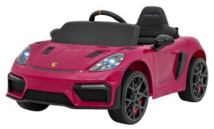 Auto na akumulator Porsche Spyder RS 718 | Różowy | Lakierowany