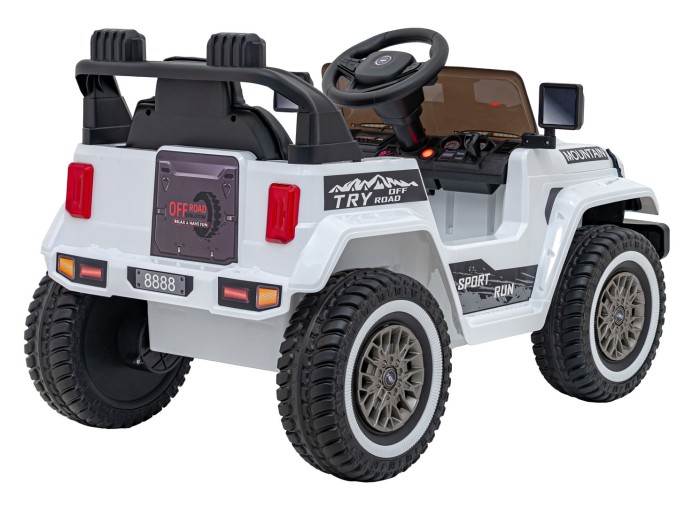 Pojazd Off Road MOUNTAIN Biały-8 7385 