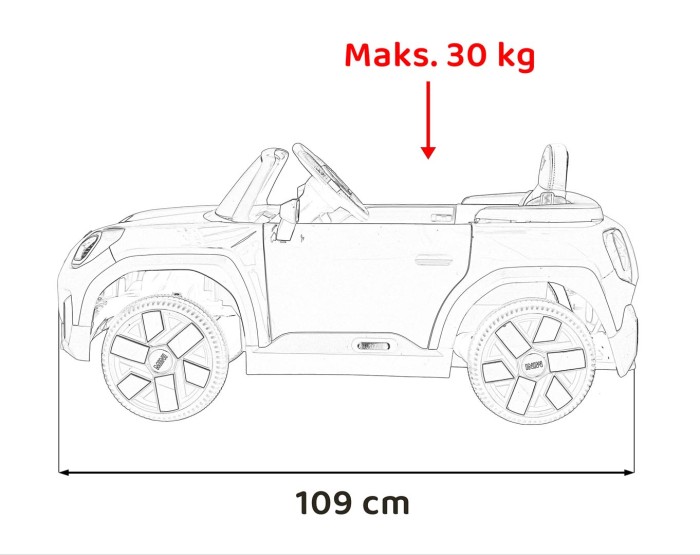 Pojazd Mini Concept Aceman Biały crossover-21 7382 