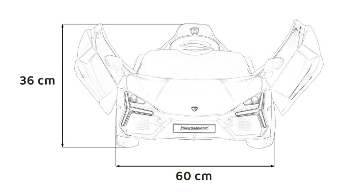 Pojazd Lamborghini Revuelto Pomarańczowy-17 7384 