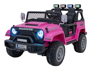 Auto na akumulator Off Road MONSTER |  Różowy